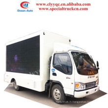 Camion LED JAC 4X2 et camion LED MOBILE, afficheur publicitaire mobile pour camion
